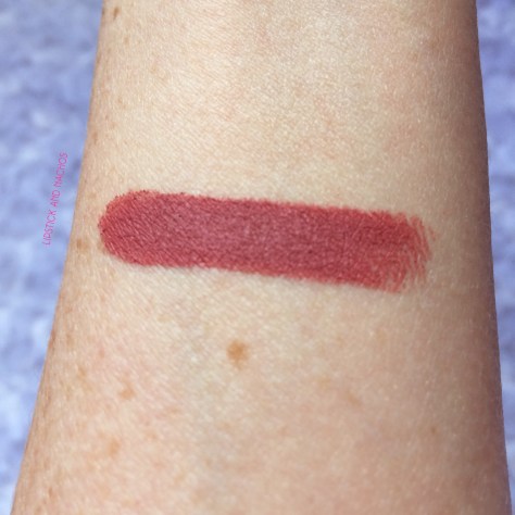 ipsy mellow lipstick swatch