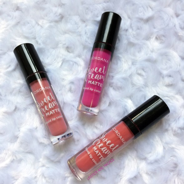 Jordana sweet cream lipsticks