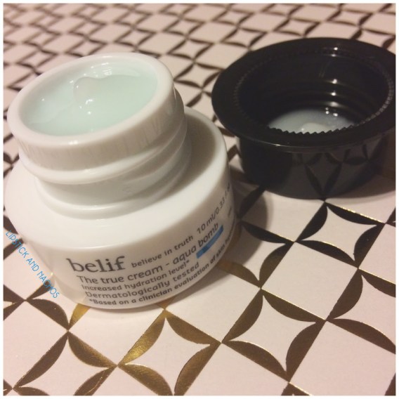 belif the true cream aqua bomb skincare