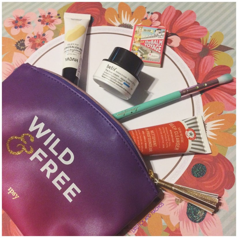 ipsy august 2017 wild and free bag