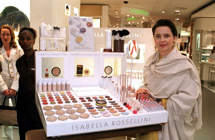 isabella rossellini manifesto makeup line